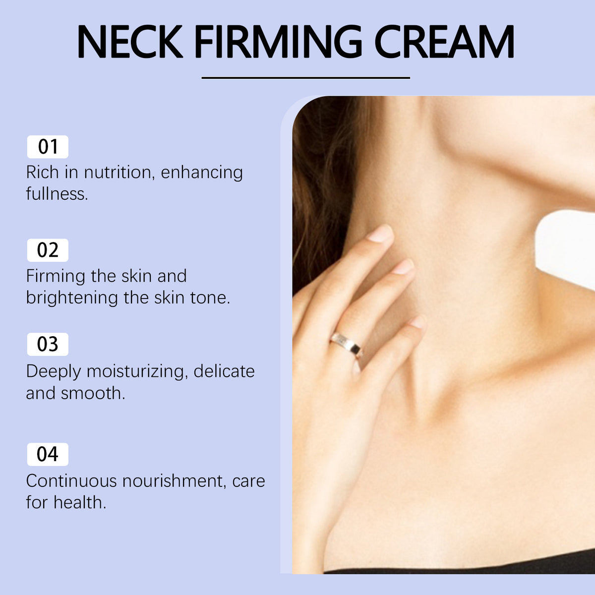 Firming and Lifting Neck Cream - Hydrating Skincare for Smoother Skin
