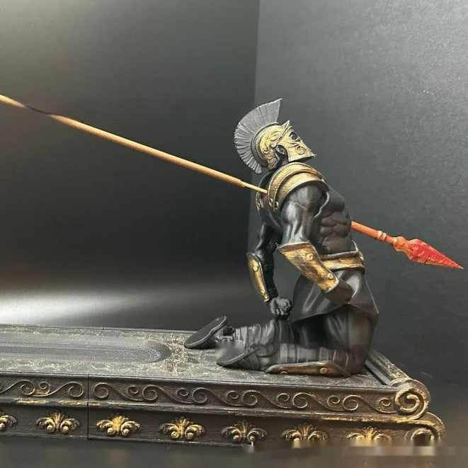 3D Samurai Incense Burner Stick Holder Decorative Gift for Home & Garden