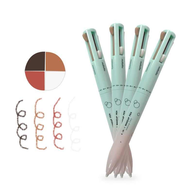 4-in-1 Multifunctional Makeup Pen - Eyeliner, Lip Liner, Brow & Highlighter