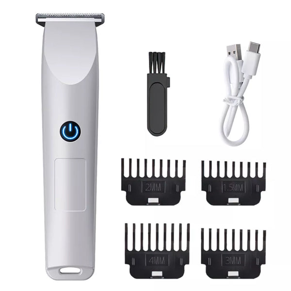 Professional Electric Hair Clipper and Beard Trimmer - White