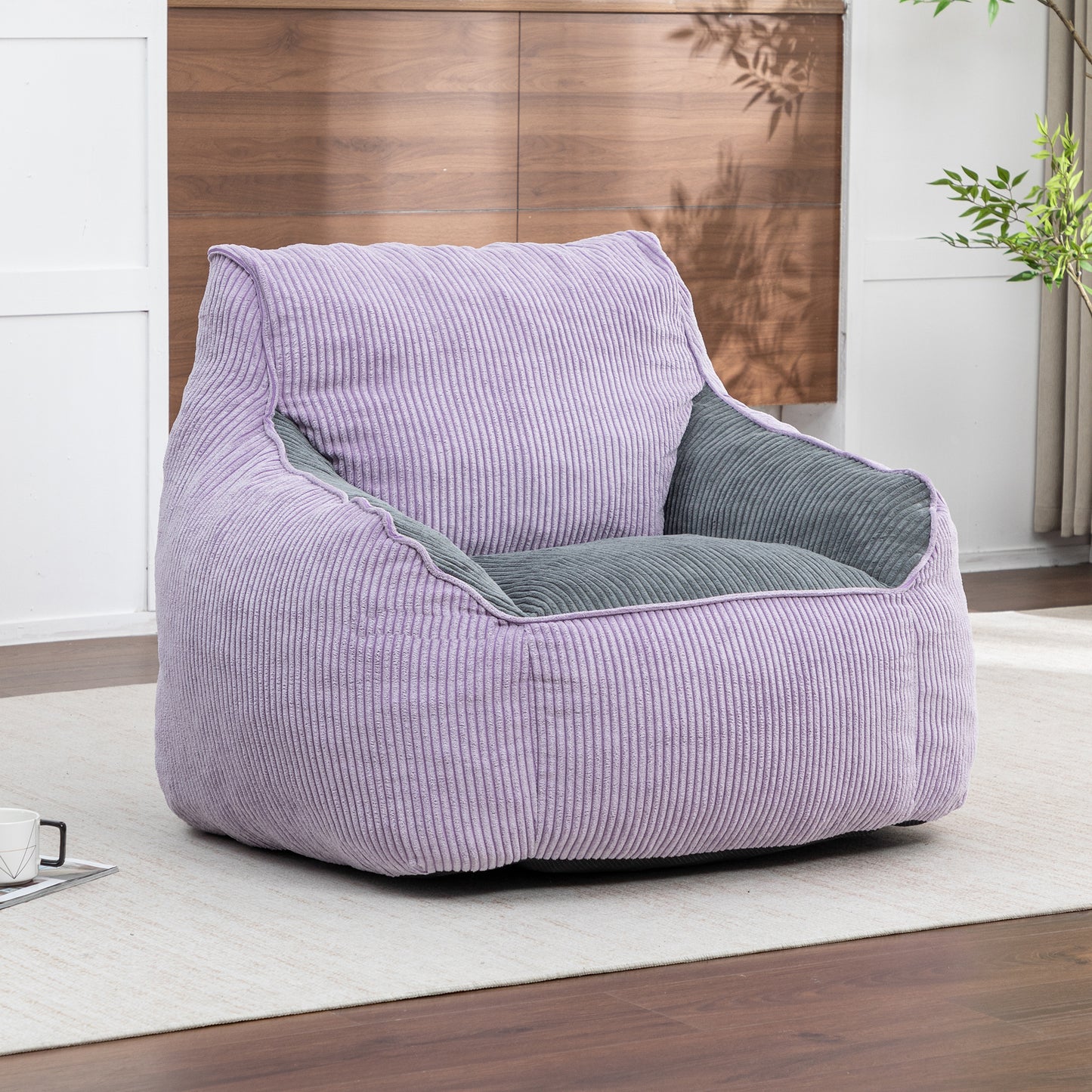 Giant Bean Bag Chair Sofa For Adults Teens, Comfy Corduroy Large
