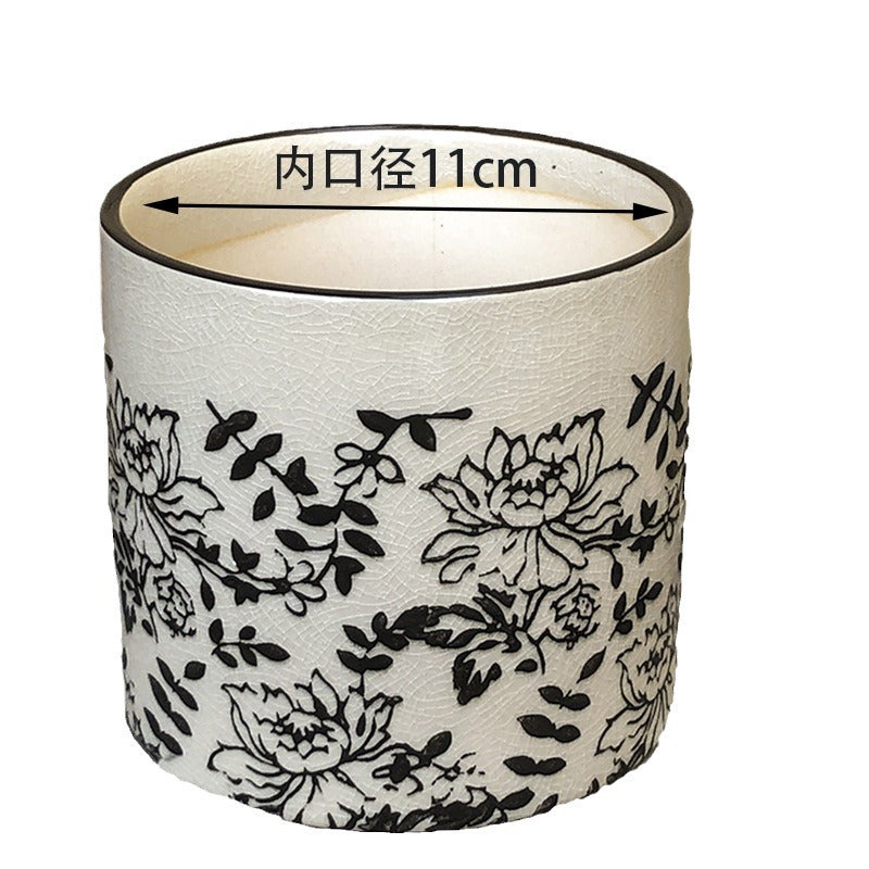 Ceramic Flower Pot for Home & Garden - Decorative Plant Container, Various Styles