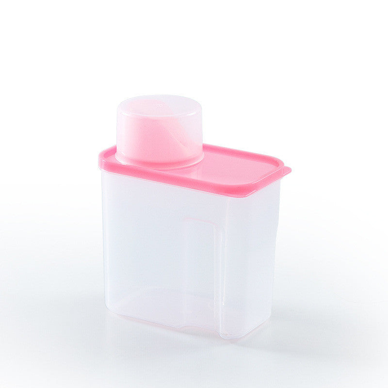 Square Plastic Storage Bin with Lid - Multi-Size & Color Options