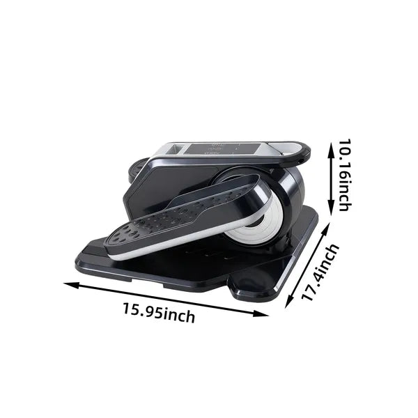 Compact Under-Desk Elliptical - Adjustable Speed Mini Exerciser