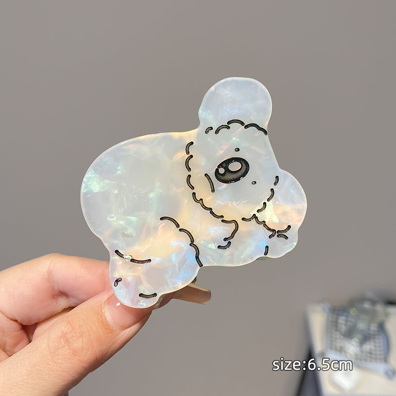 Korean Style Dog Hair Clip Acrylic
