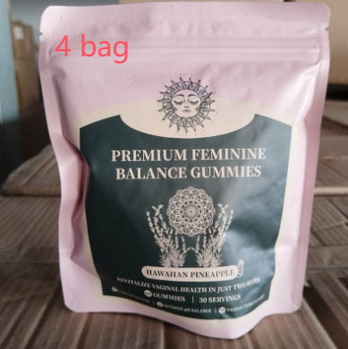 Feminine Balance Gummies - Pineapple Flavor, 60 Count