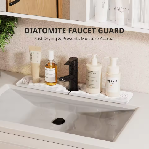 Diatomaceous Earth Sink Tray Stone Home Caddy Kitchen Instant Dry