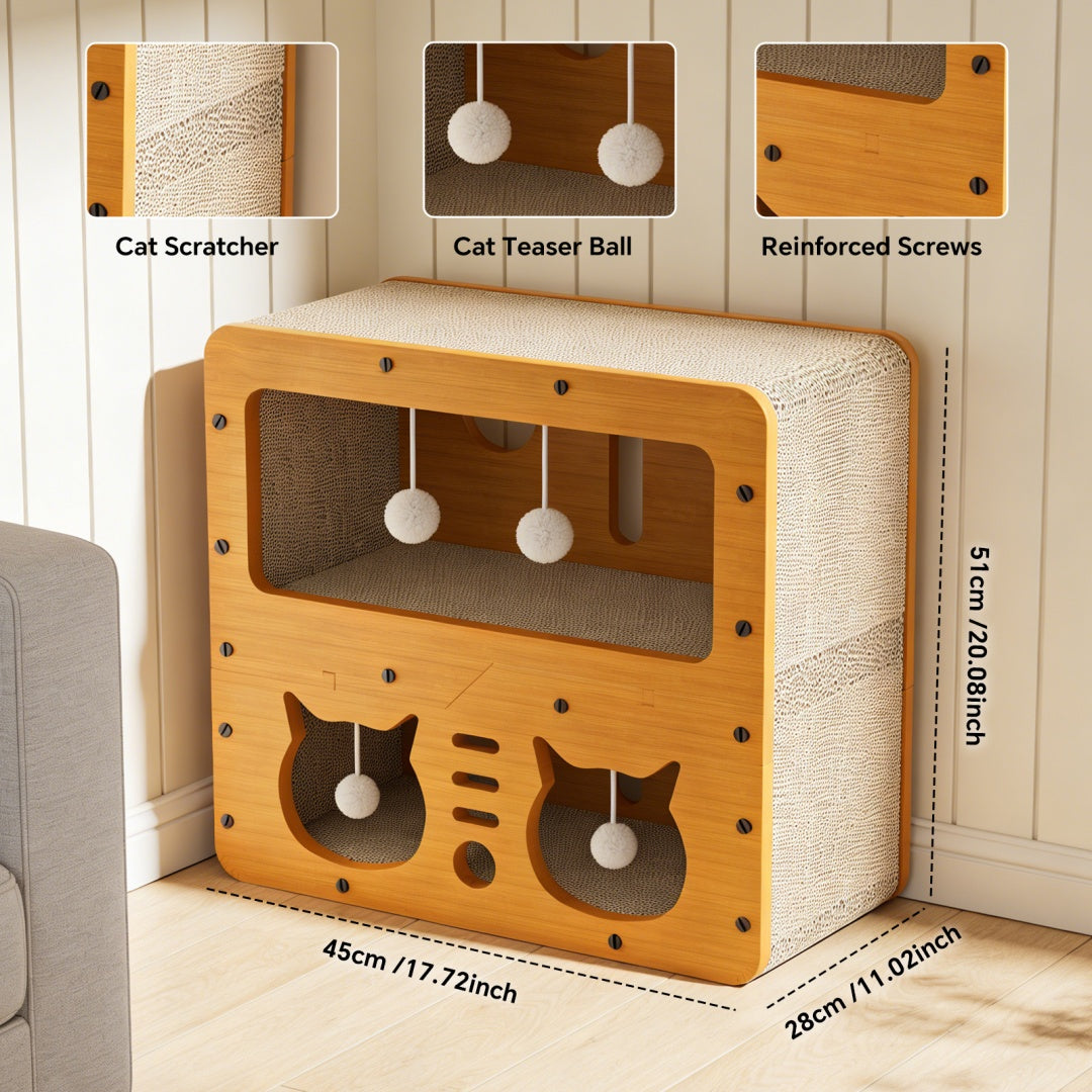 Double Layer Cat Head Pet Furniture Tool - Self Pickup Only