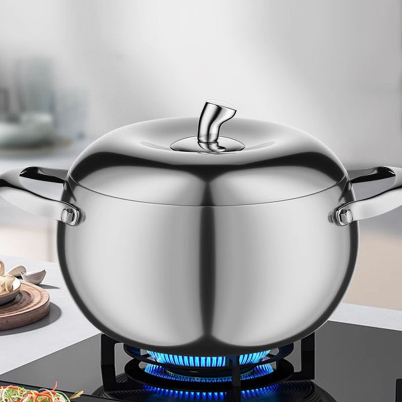 Stainless Steel Multi-Layer Steamer Pot with Lid - 20cm to 24cm Sizes