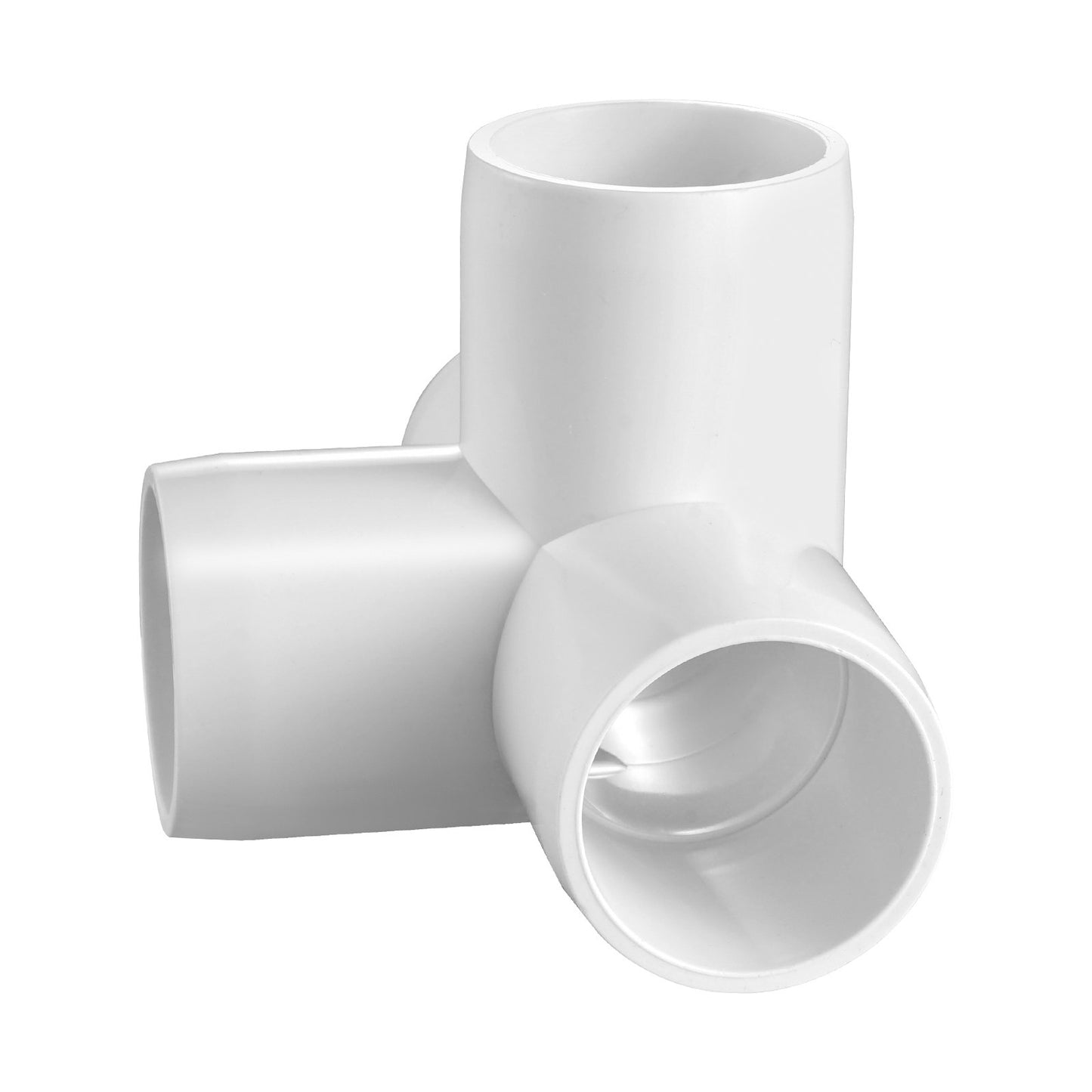 4-Way PVC Pipe Fittings - 10-Pack Elbow Connectors