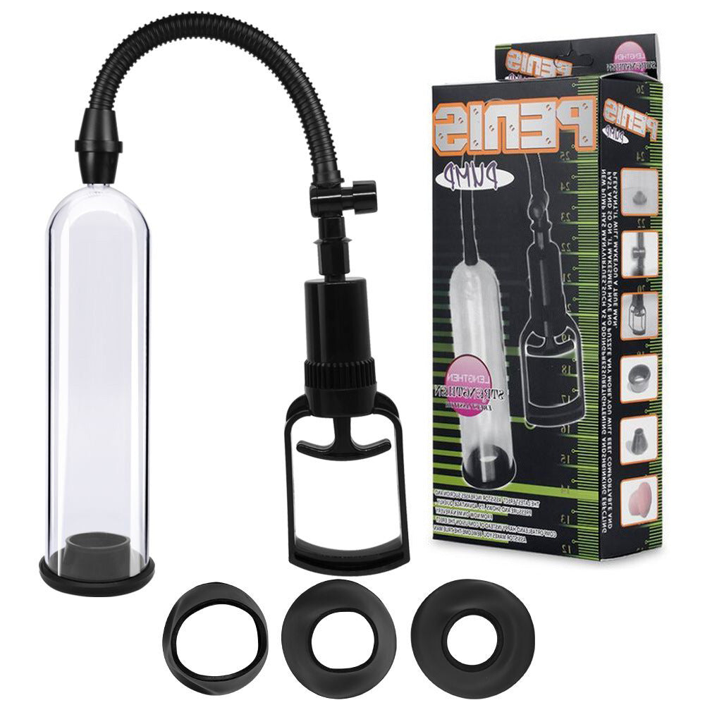 Men's Negative Pressure Penis Booster Exercise Device - Silicone Home Use