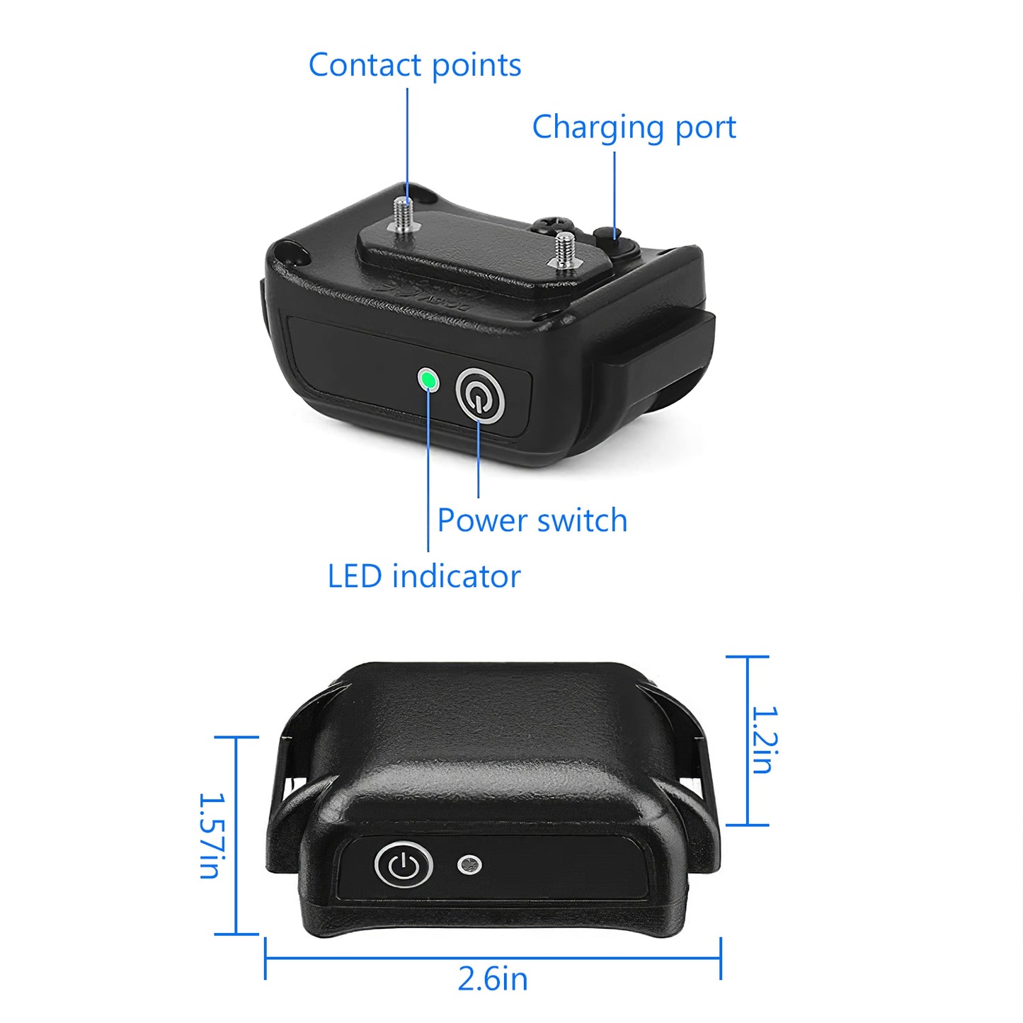Wireless Dog Fence System with Shock Collar for Small to Large Dogs