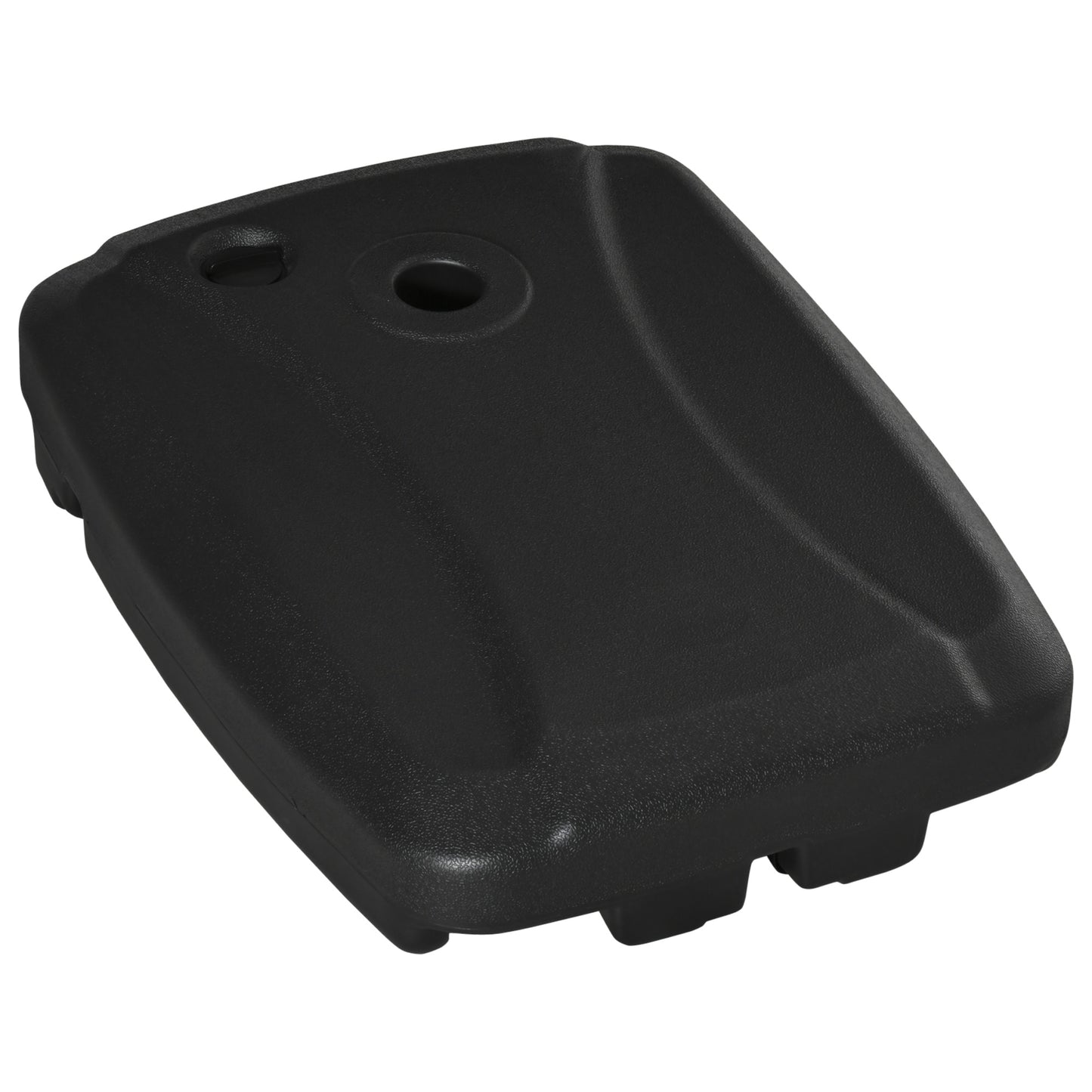 Portable Cantilever Umbrella Base with Wheels - Black