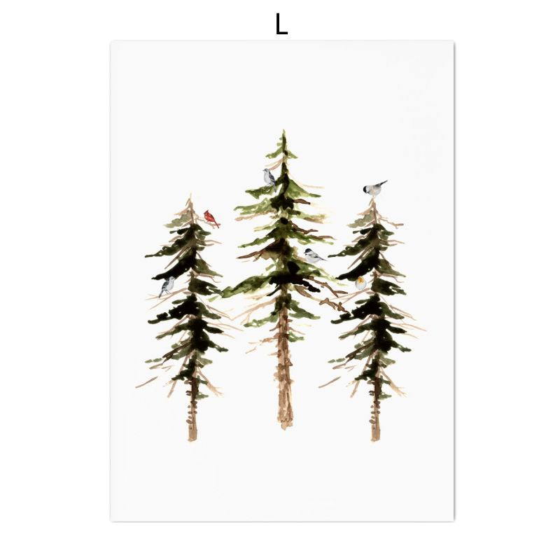 Christmas Holiday Decoration Canvas Poster - Multiple Sizes & Styles