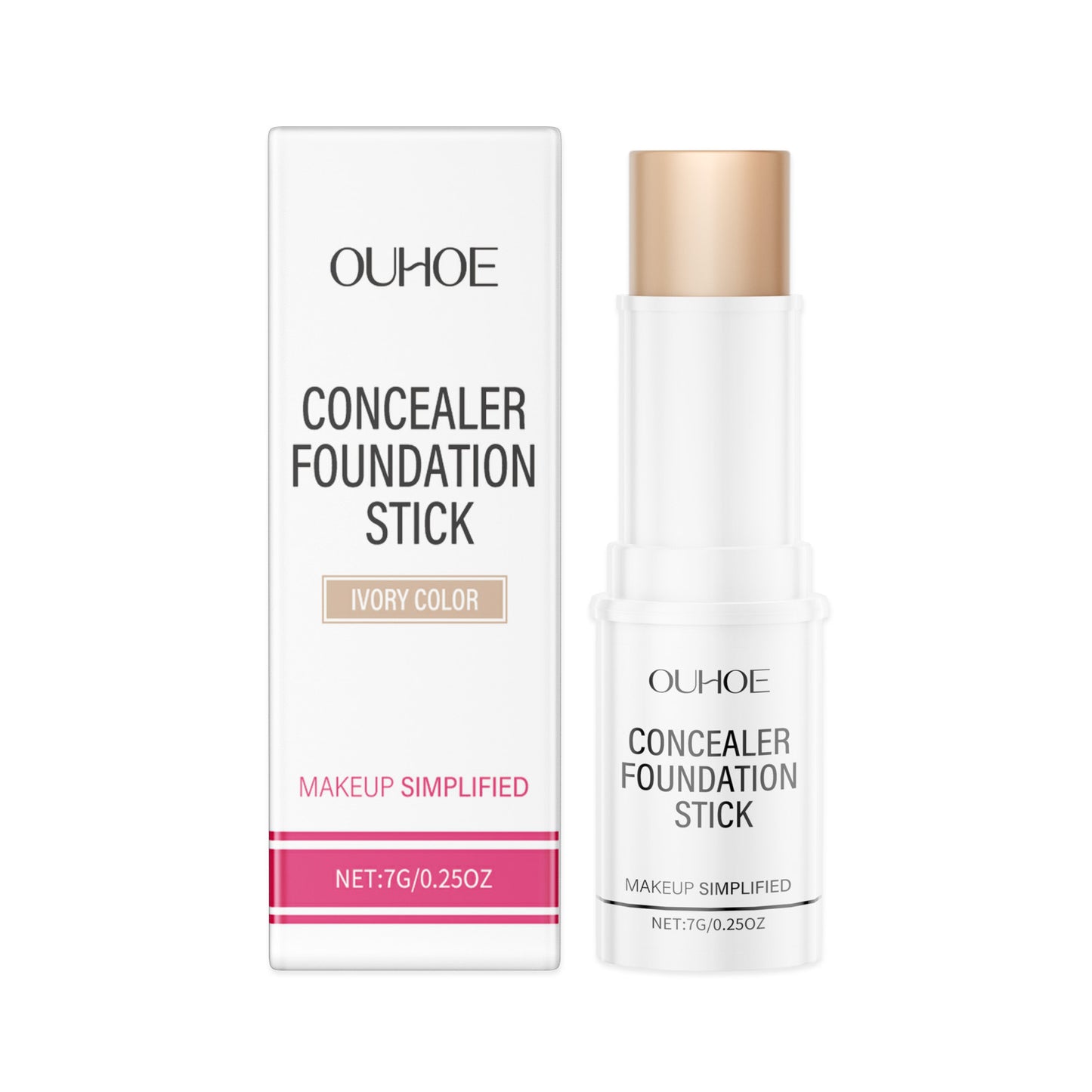 Waterproof & Sweatproof Concealer Stick Foundation - Portable 7g