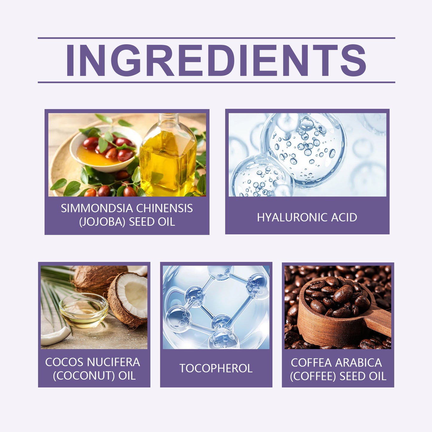 Hydrating Face Cream with Hyaluronic Acid & Jojoba Oil - 50ml