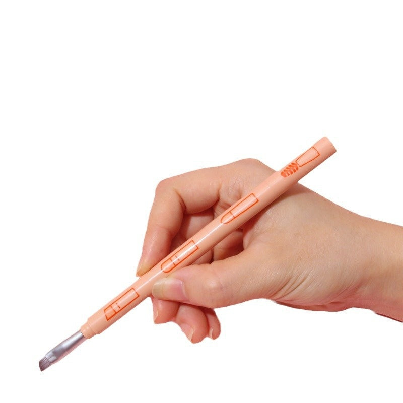 Multifunctional Aluminum Makeup Brush Set - 4-in-1 Eye Shadow & Face Tools