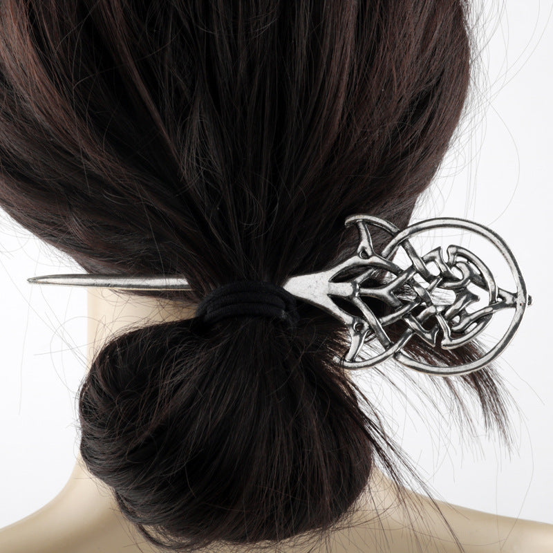 Retro Ethnic Dragon Hairpin for Women