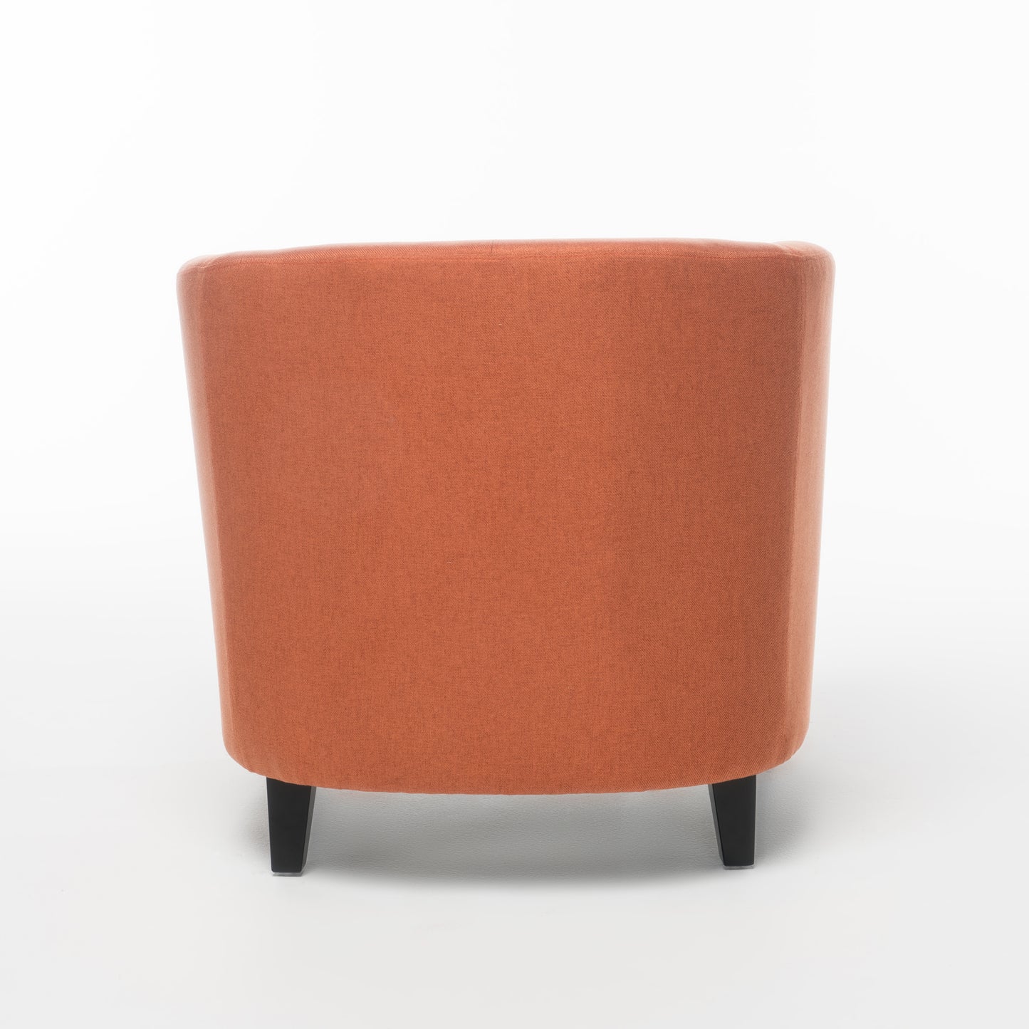 Orange Club Chair - Stylish Fabric Seating for Any Room