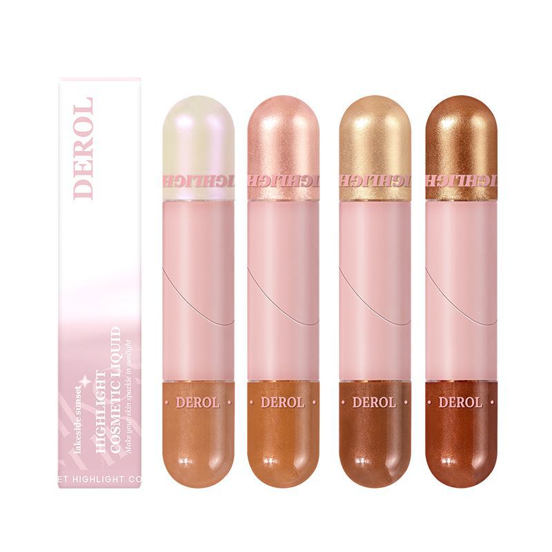 Double-Head Face Lift Cream - Foldable Tube, Two-Color Makeup Base