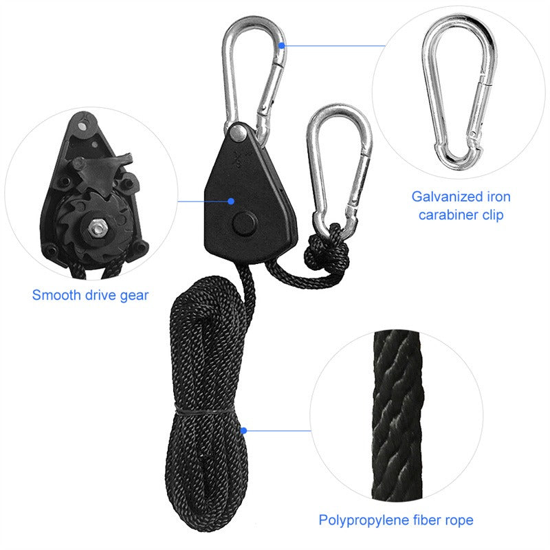Heavy-Duty Adjustable Cargo Binding Rope - 6ft, 150lb Capacity