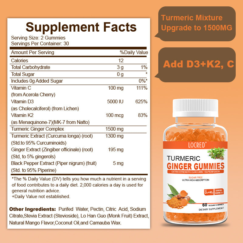 Curcumin Soft Candy - 60 Tablets