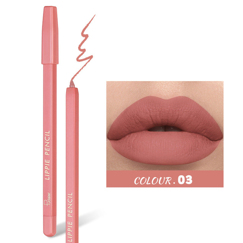 Waterproof Lipstick Pen Lip Liner No Stain Matte Lip Makeup 2g Multiple Colors