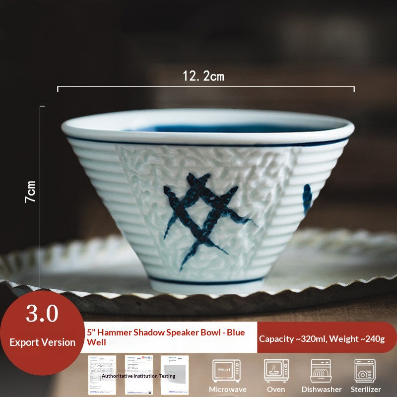 Ceramic Rice Bowl Set - Elegant Dinnerware for Home Use with Variety of Colors