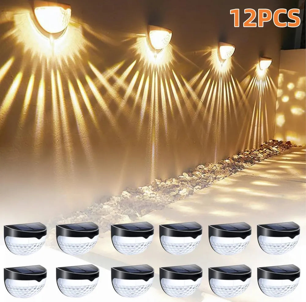 Solar Fence Lights - Efficient Outdoor Security Illumination