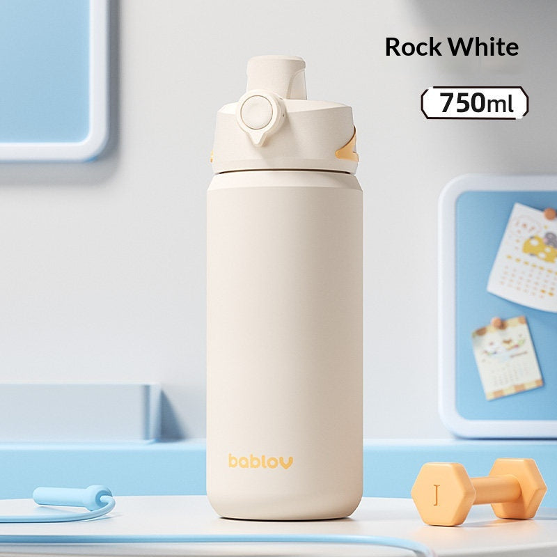 Large-Capacity Portable Stainless Steel Water Bottle - Insulated Drinkware