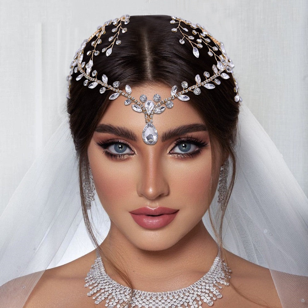 Bridal Tiara Rhinestone Wedding Hair Accessory
