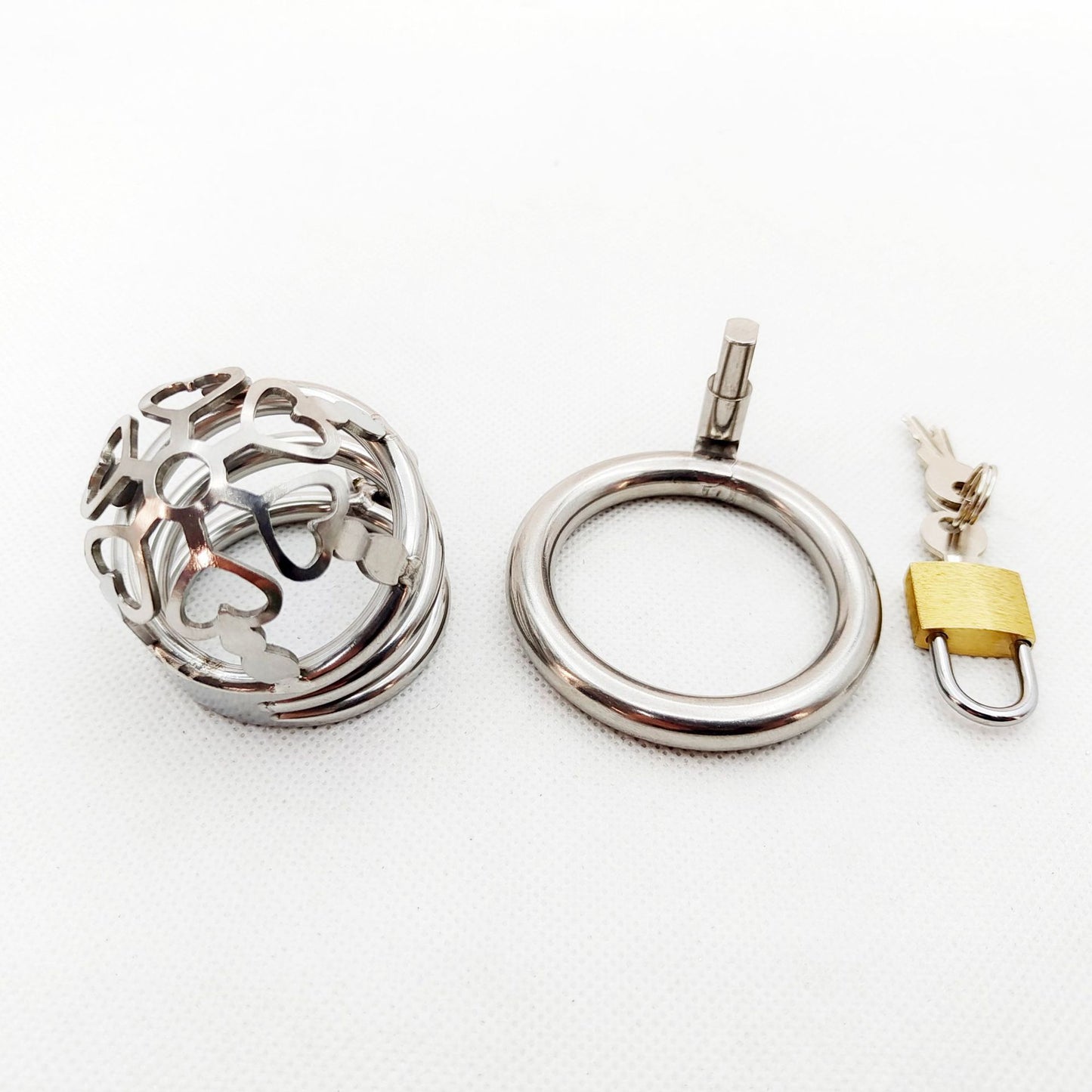 Male Metal Snap Ring Cage for Adult Wellness & Sex Toys - Multiple Sizes