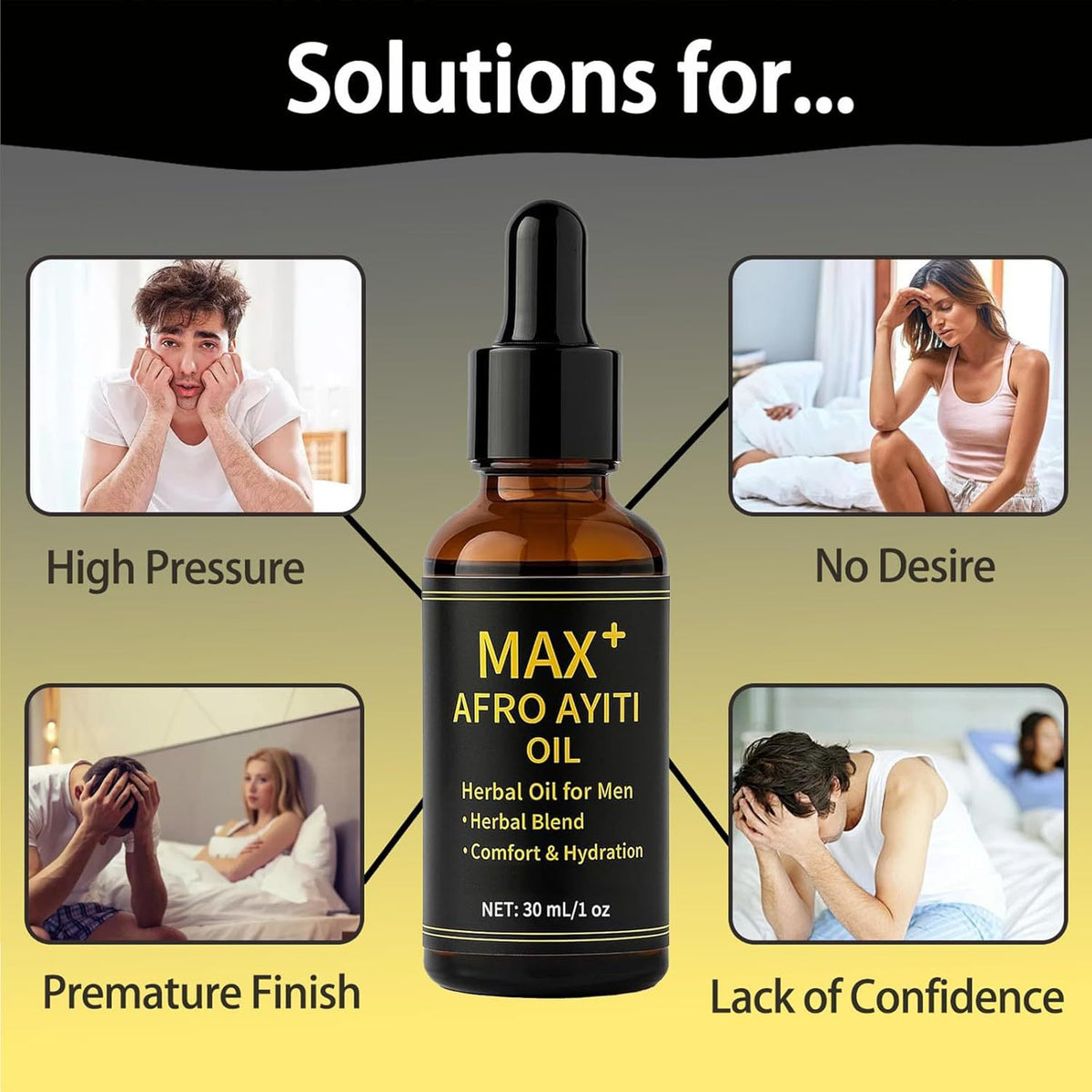 Afro Ayiti Oil Men's Body Care Drops 30ml
