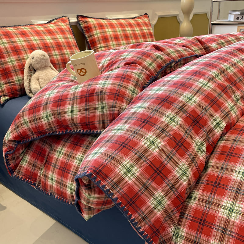 Thickened Cotton Duvet Cover Set for Fall and Winter - Modern & Minimalist