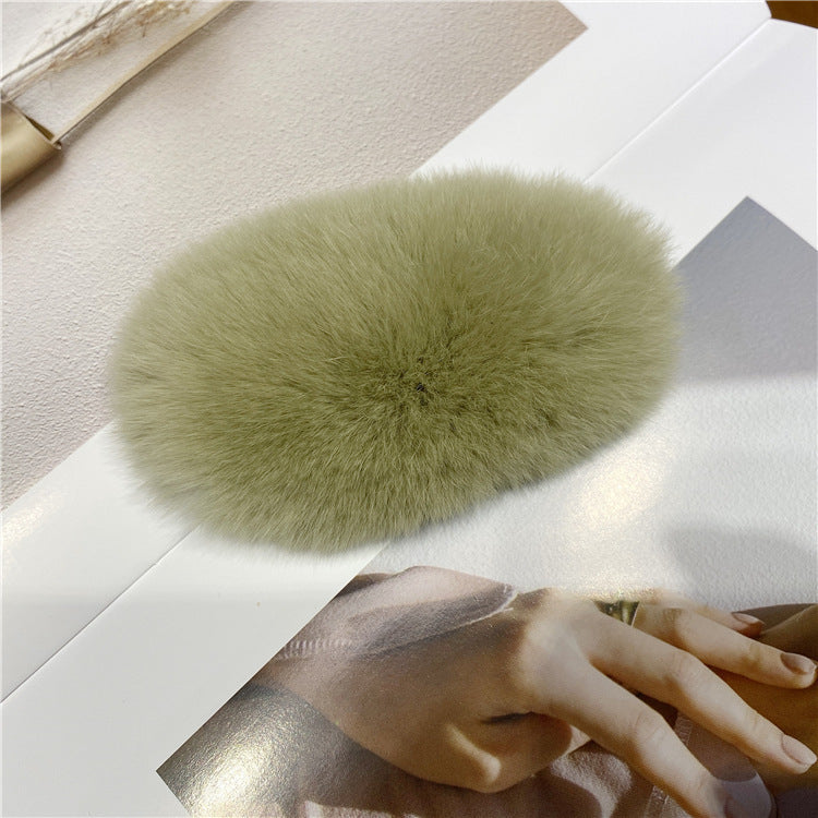 Plush Rabbit Hair Clip - Large