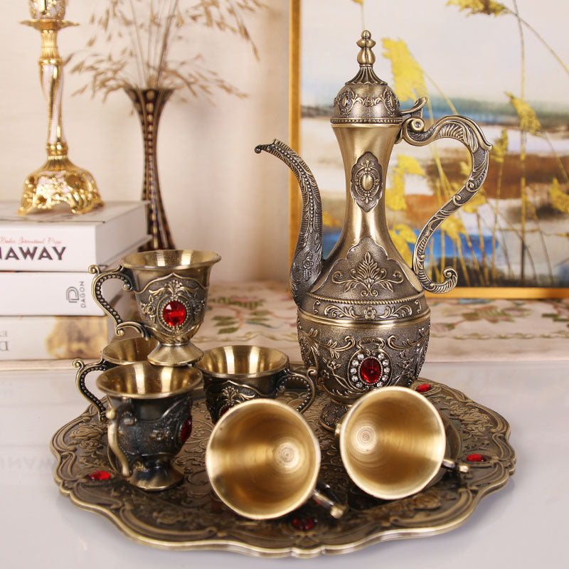 Decorative Wine Set - 8-Piece Household Barware for Home & Kitchen