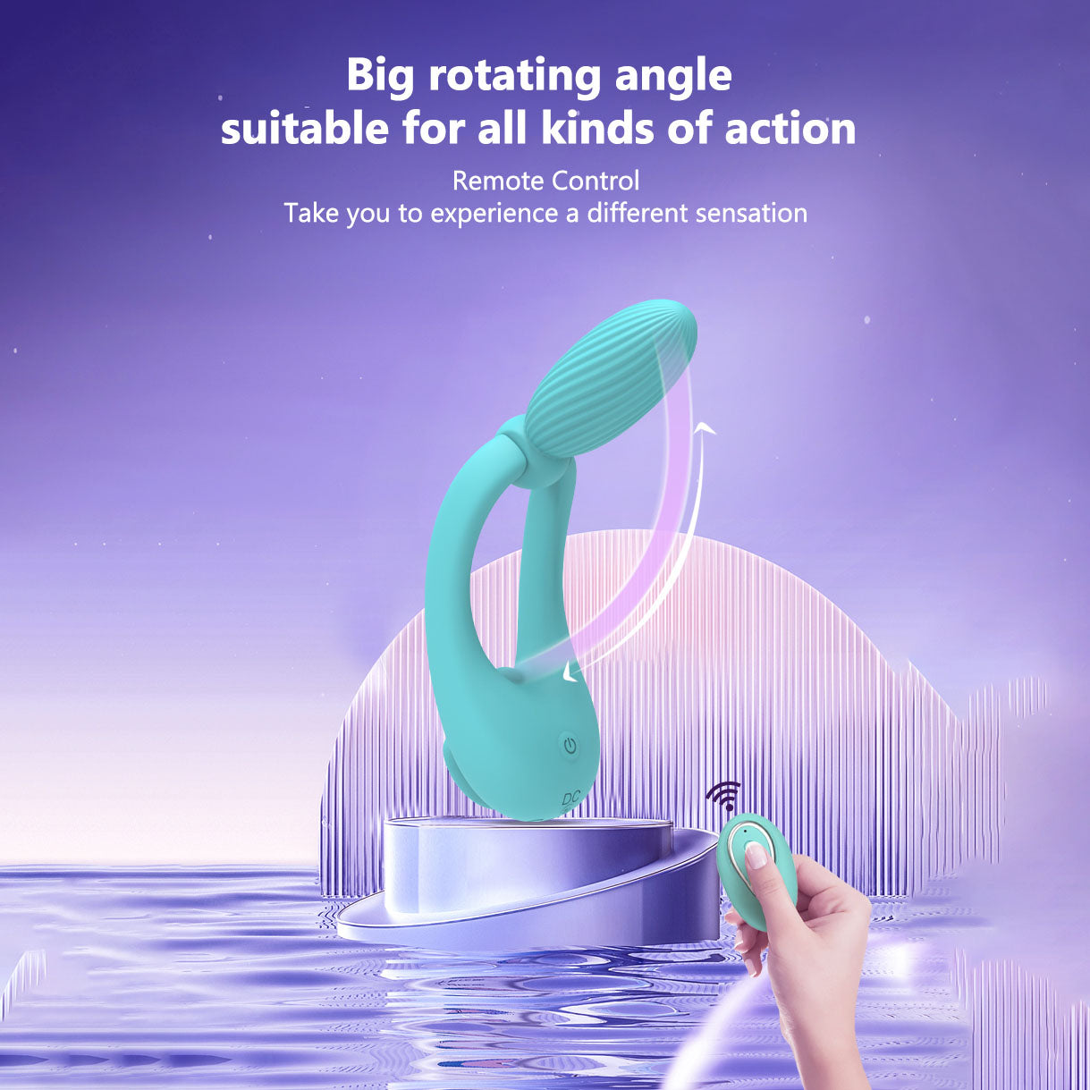 Portable G-Spot Vibrator with Adjustable Vibration - Blue