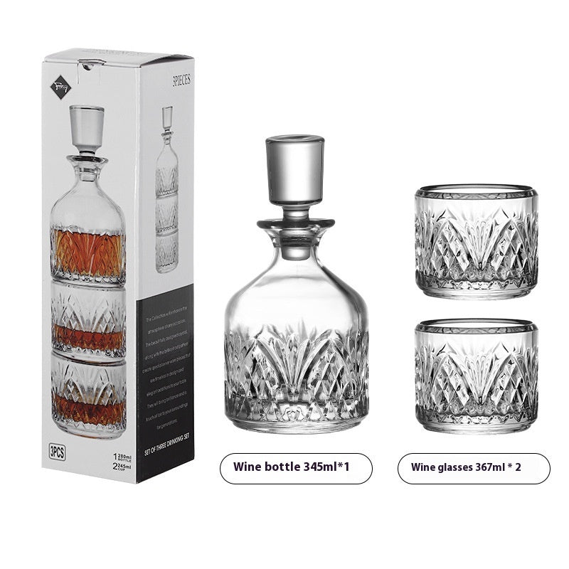Elegant Whiskey & Wine Glass Set with Multiple Styles - Modern Home Barware