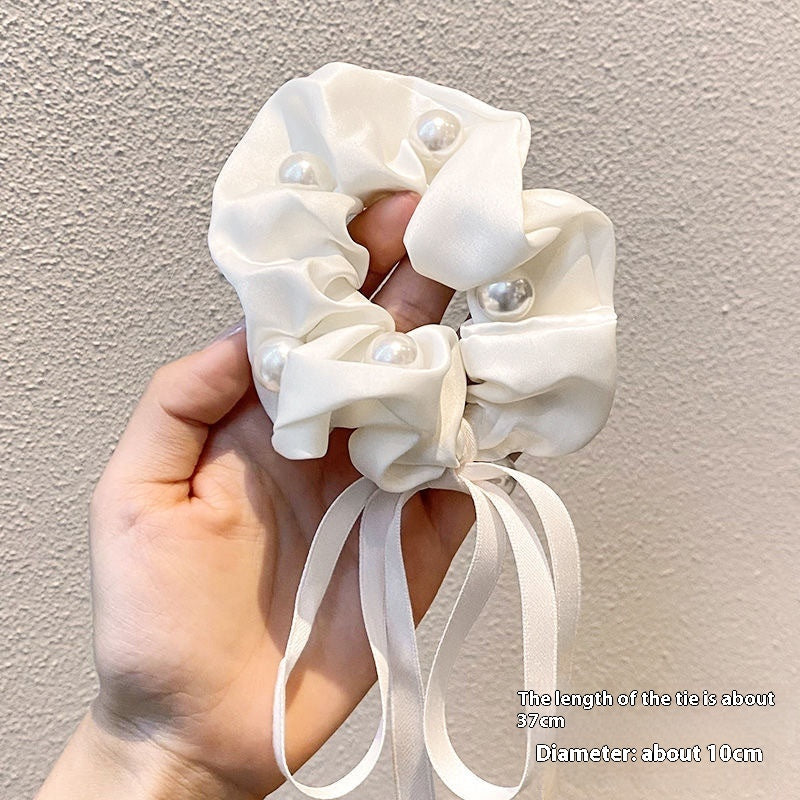 Summer Sweet Lace Scrunchie Hair Tie - Elegant Floral Hair Accessory