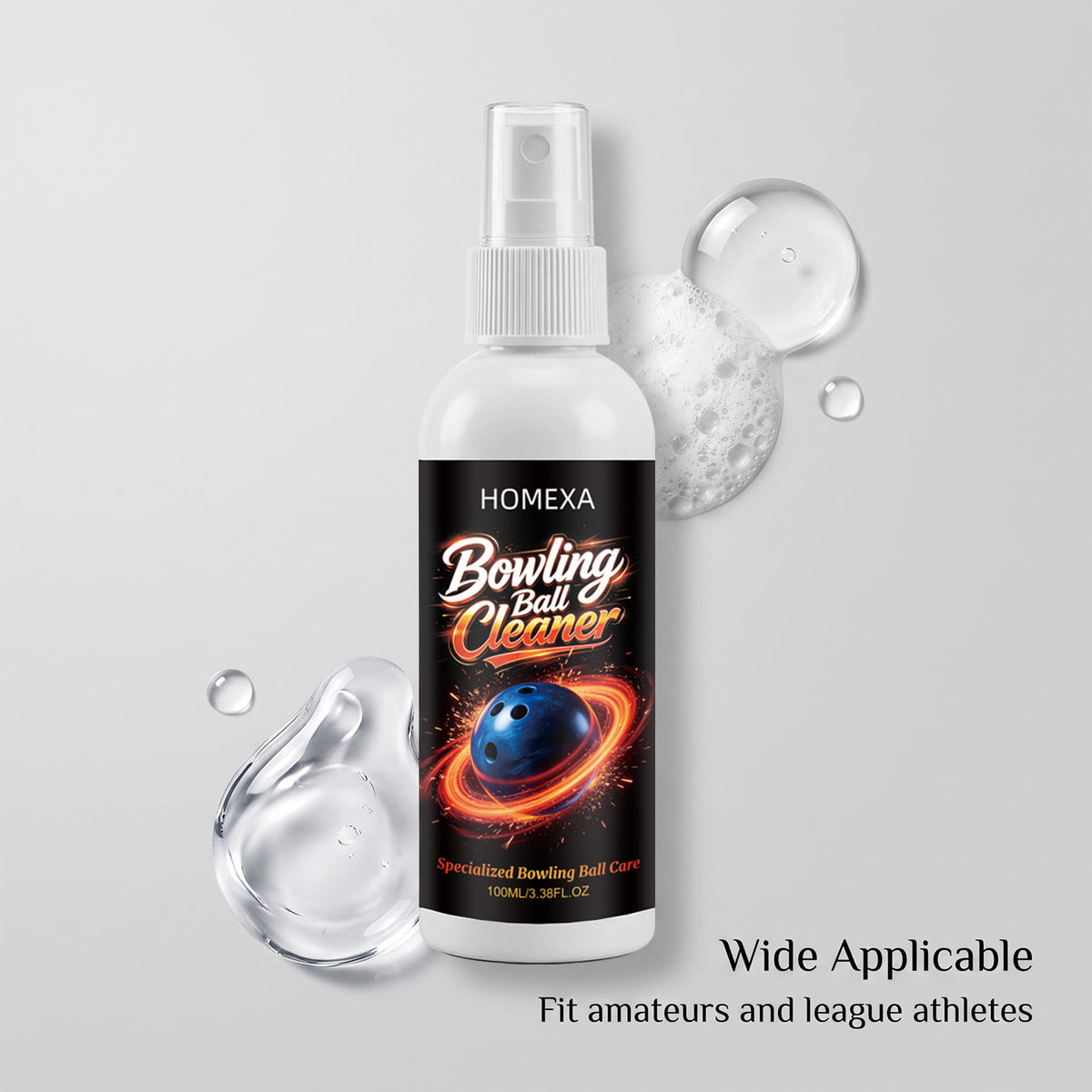 Bowling Ball Cleaning Spray 100ml - Equipment Maintenance for Bowling