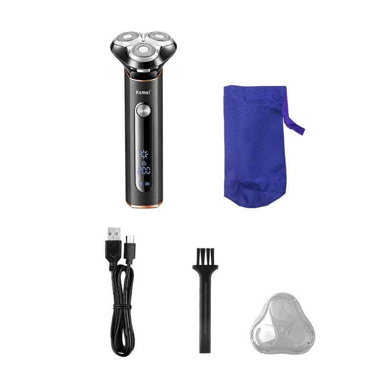 Electric Body Groomer with LED Display - Black