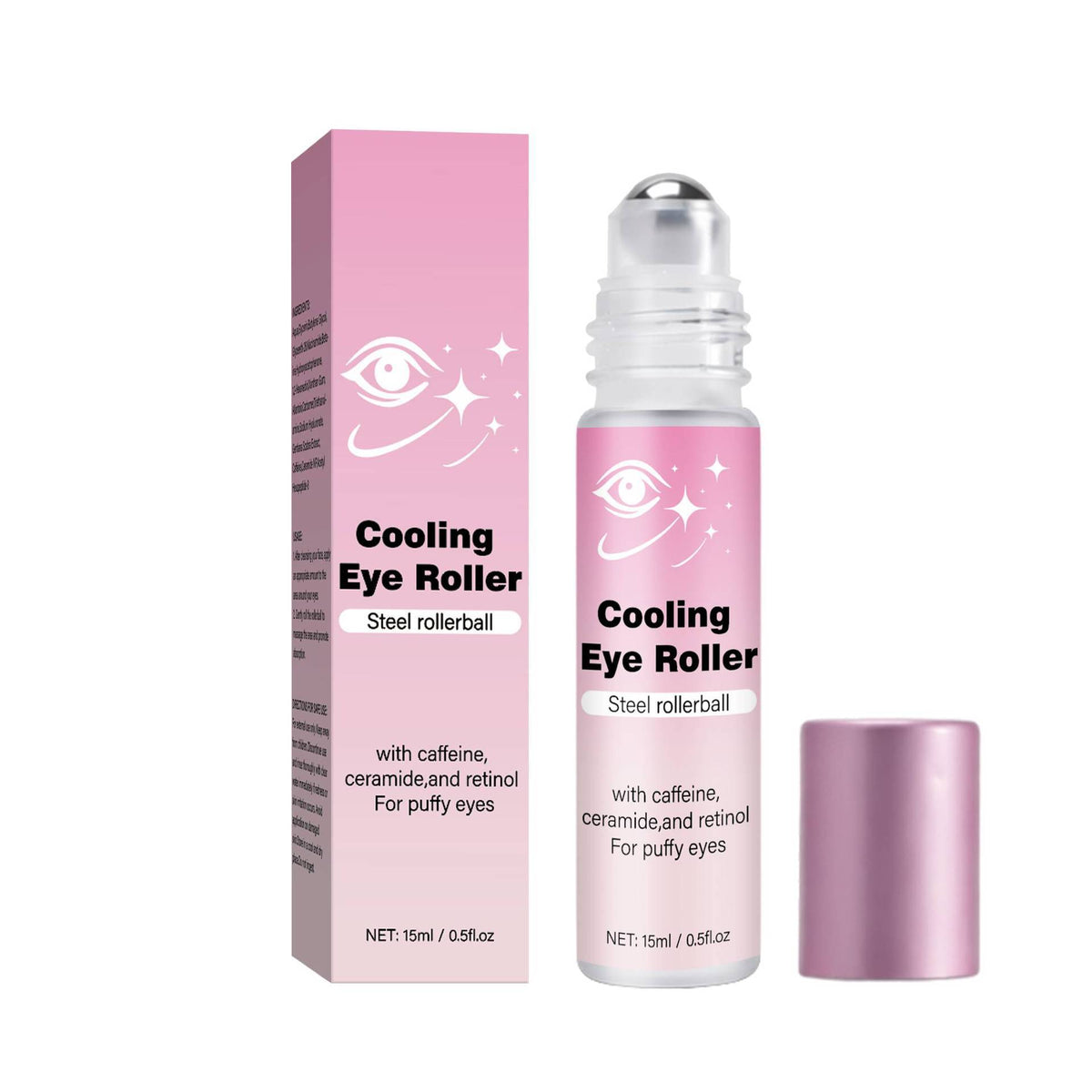 Cooling Eye Massage Roller - Facial Relaxation Tool for Eye Care