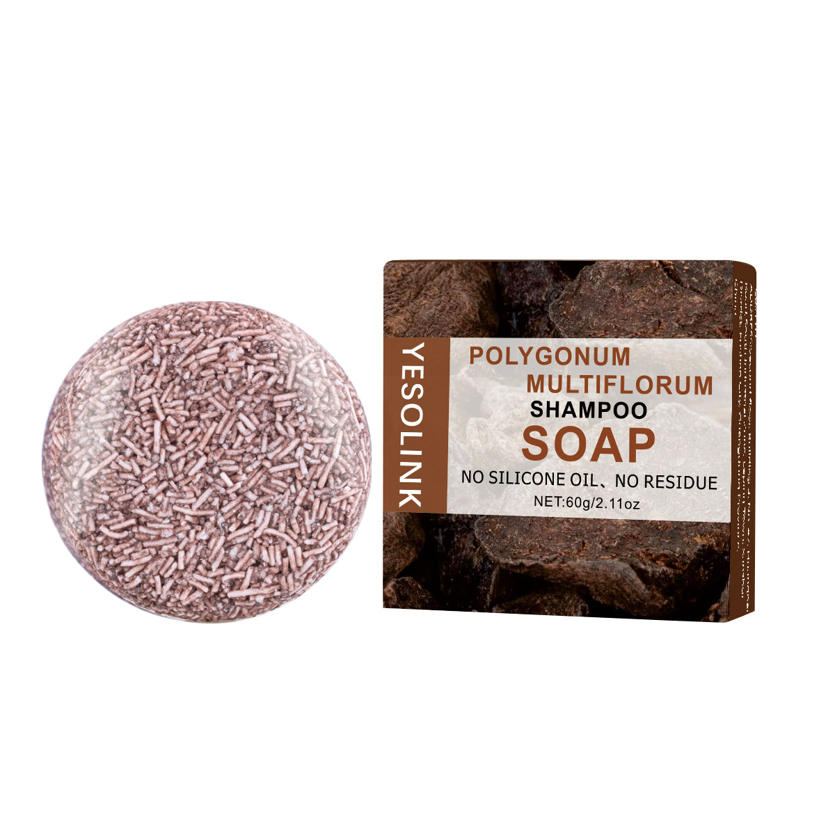 Polygonum Multiflorum Hair Shampoo Bar - 60g