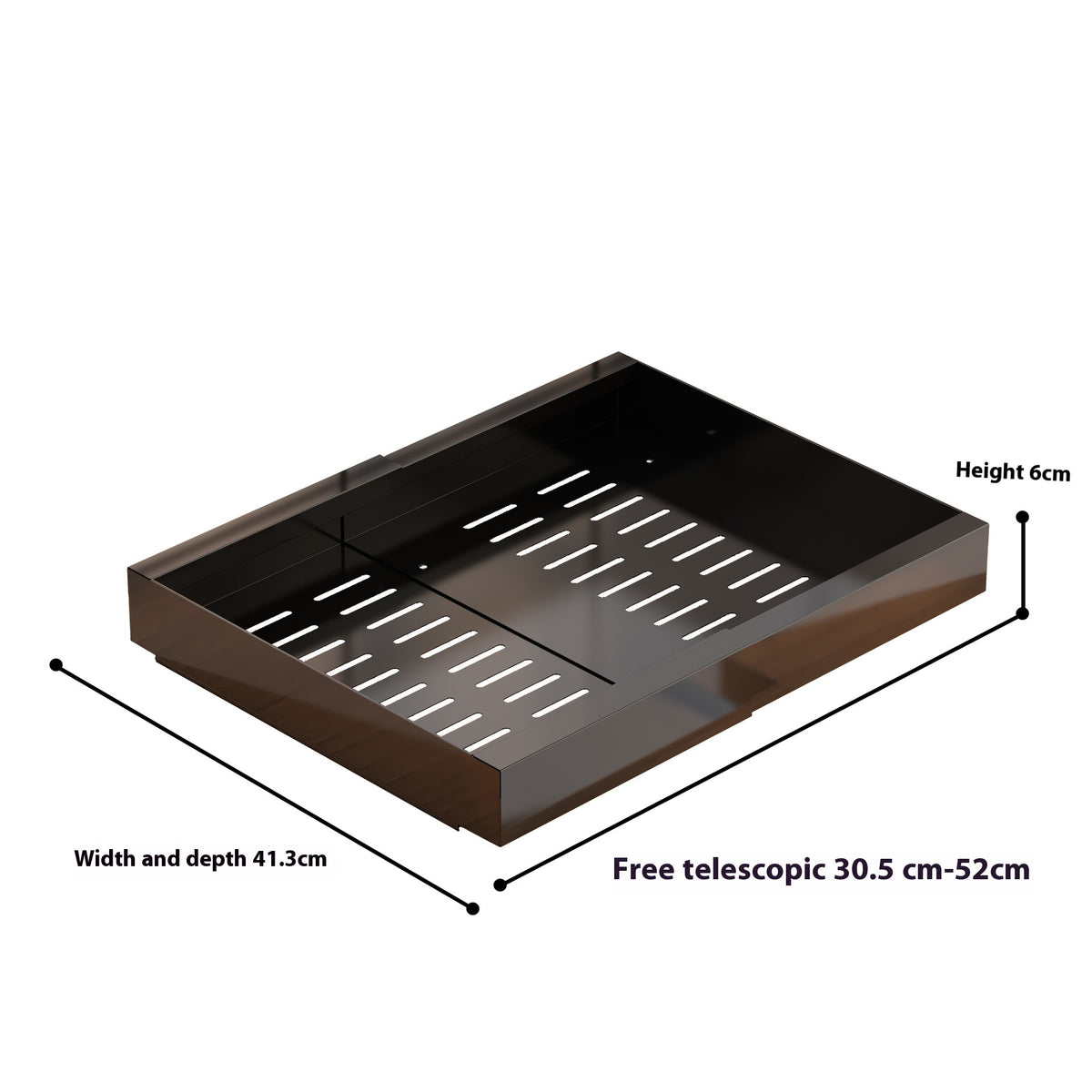 Telescopic Bathroom Storage Shelf - Anti-Rust Steel Organizer for Washstand