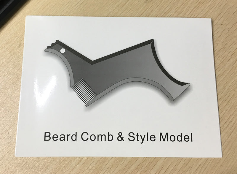Beard Shaping Tool Set With Template, Edger & Comb