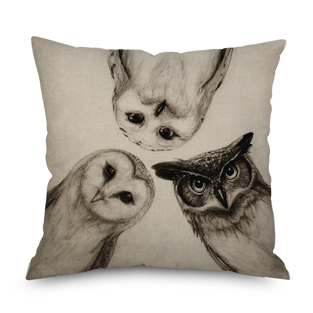 Corporate Linen Pillowcase 45cm Modern Home Cushion Cover