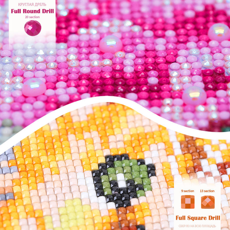 Diamond Painting Cross Stitch Kit for Christmas Snow Art Home Decor - Square 20x25cm