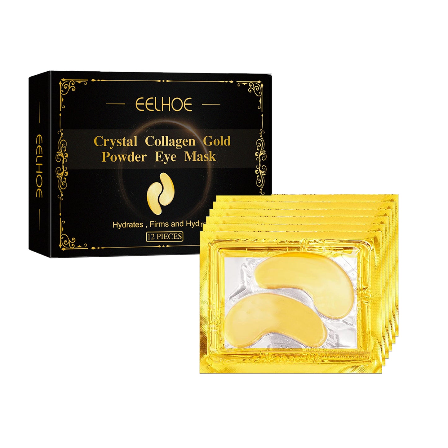 Collagen Gold Eye Mask - Hydrating Firming Eye Patches for Dark Circles