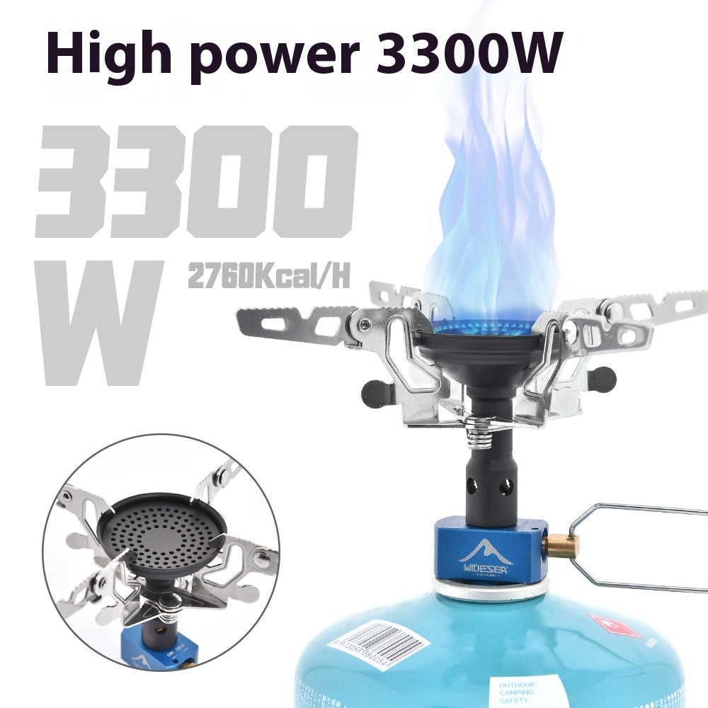 High Power Portable Gas Camping Stove with Detachable Flat Air Water Boiling Furnace