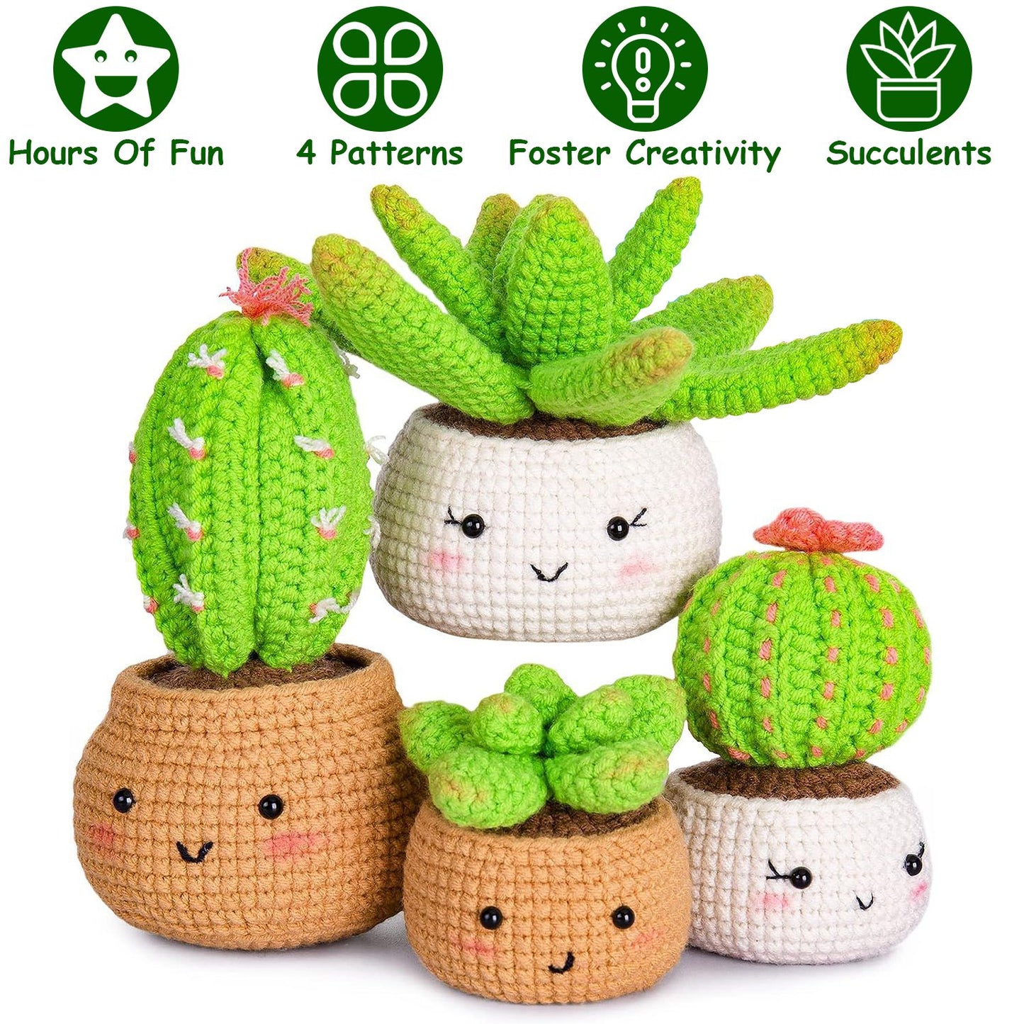 Crochet Kit for Beginners - Complete DIY Knitting Supplies